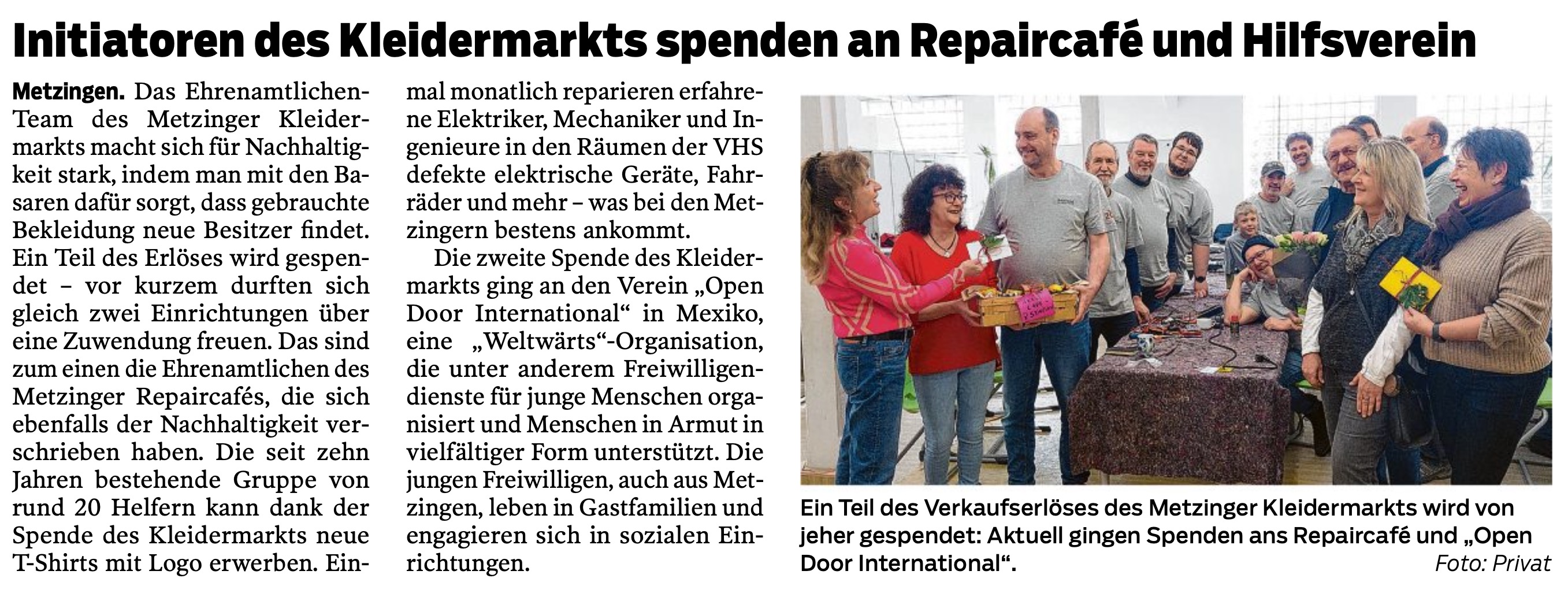 Metzinger-Uracher-Volksblatt